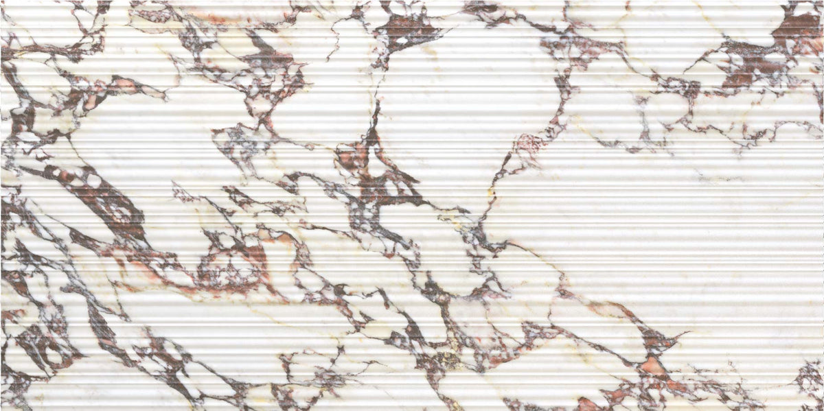 Porcelain tile marble look Calacatta Viola