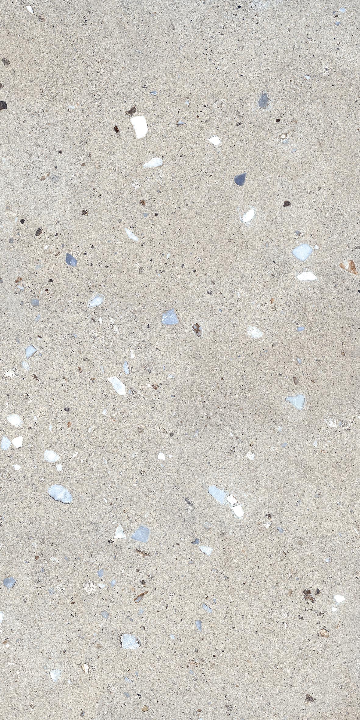 Porcelain tile stone look Morphic Veil Grey 120x120 cm