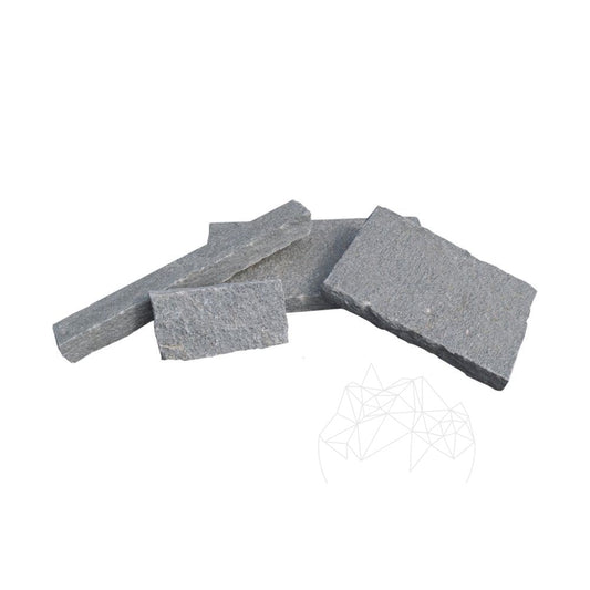 Kavala Natural Slate Roman Pattern Paving Tiles 3-5 cm