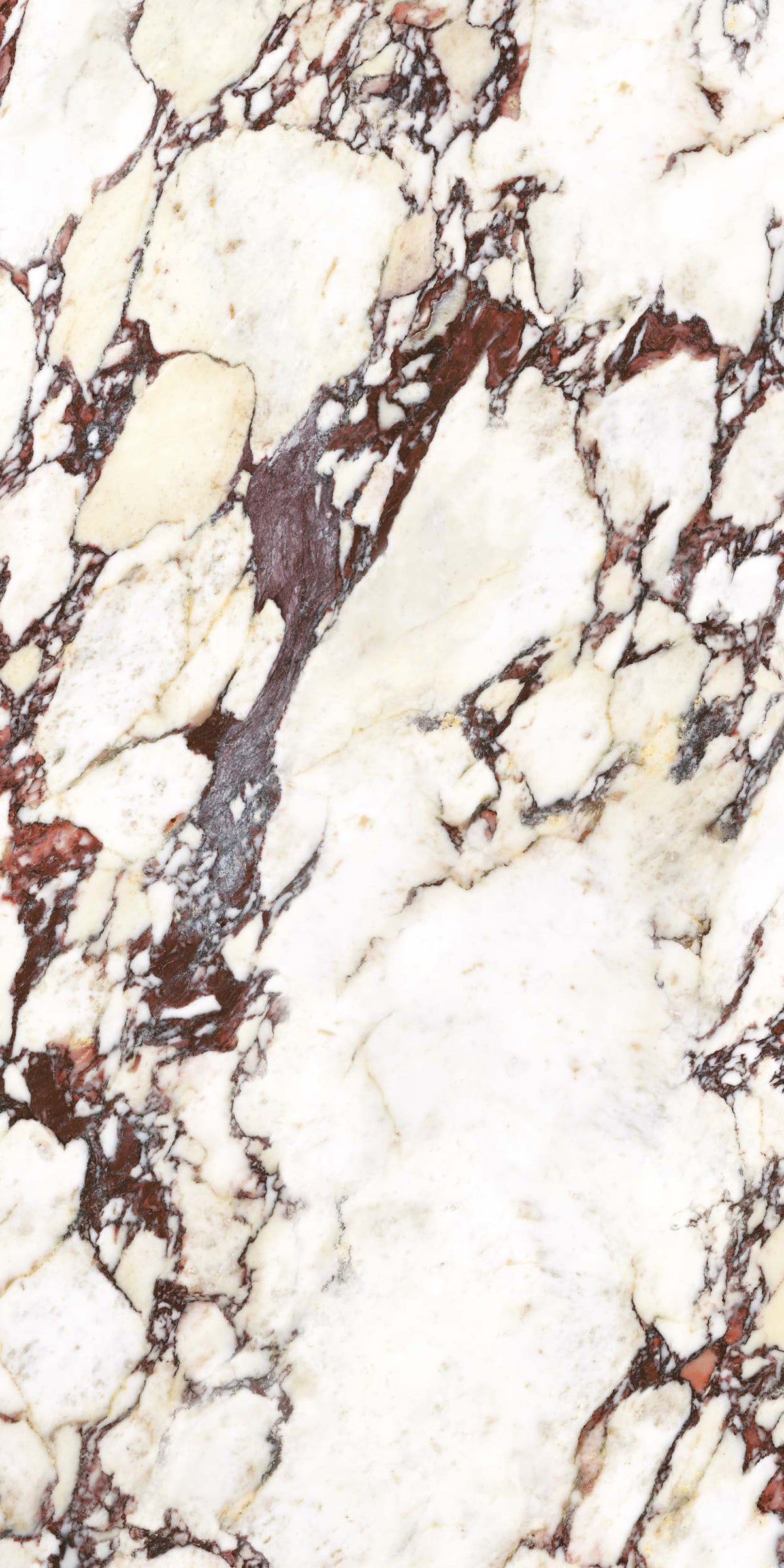 Porcelain tile marble look Imperial Calacatta Viola MOSAICO MINI ESAGONI 26x30 cm