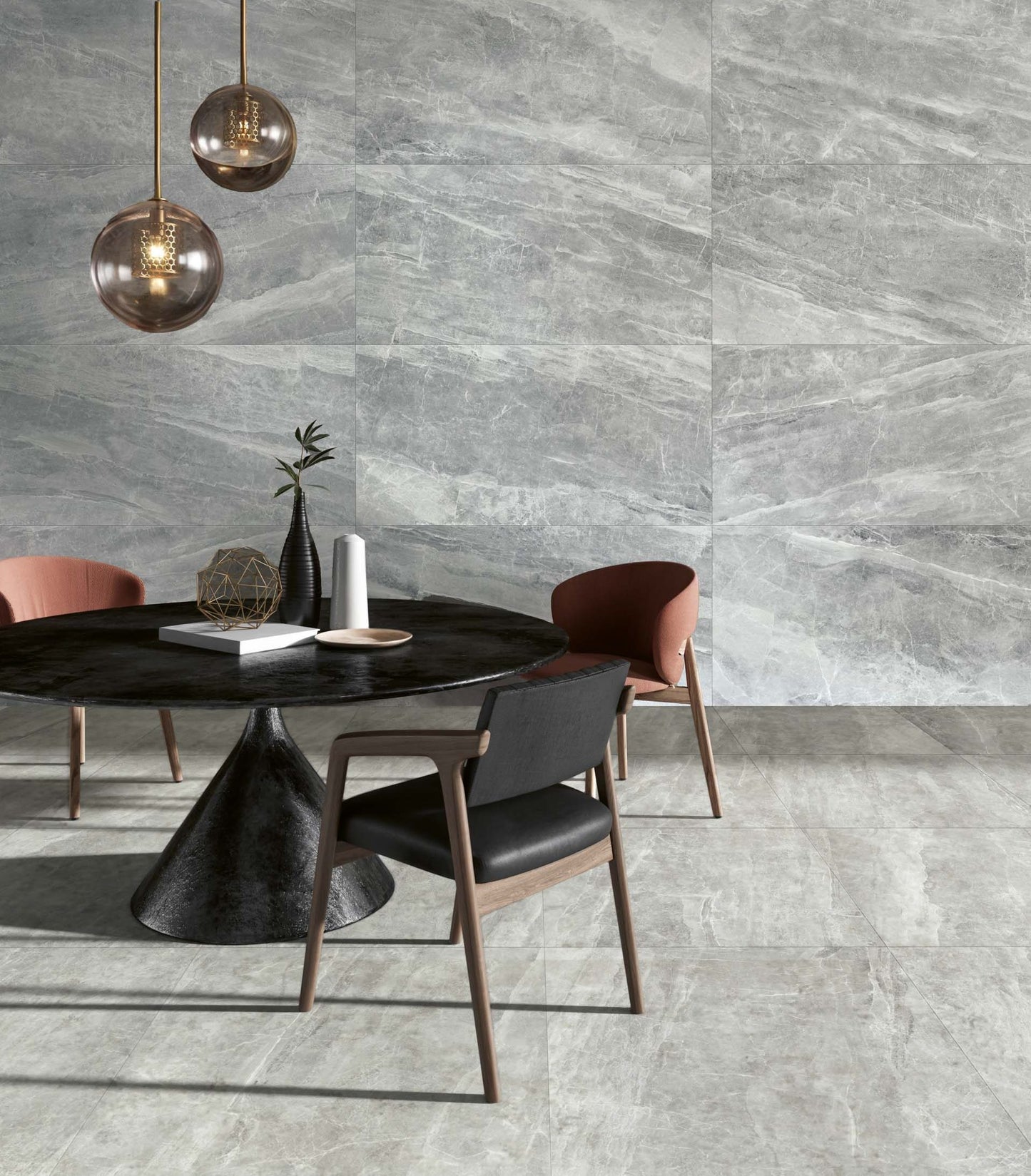 Gresie porțelanată aspect marmură Cashmere White