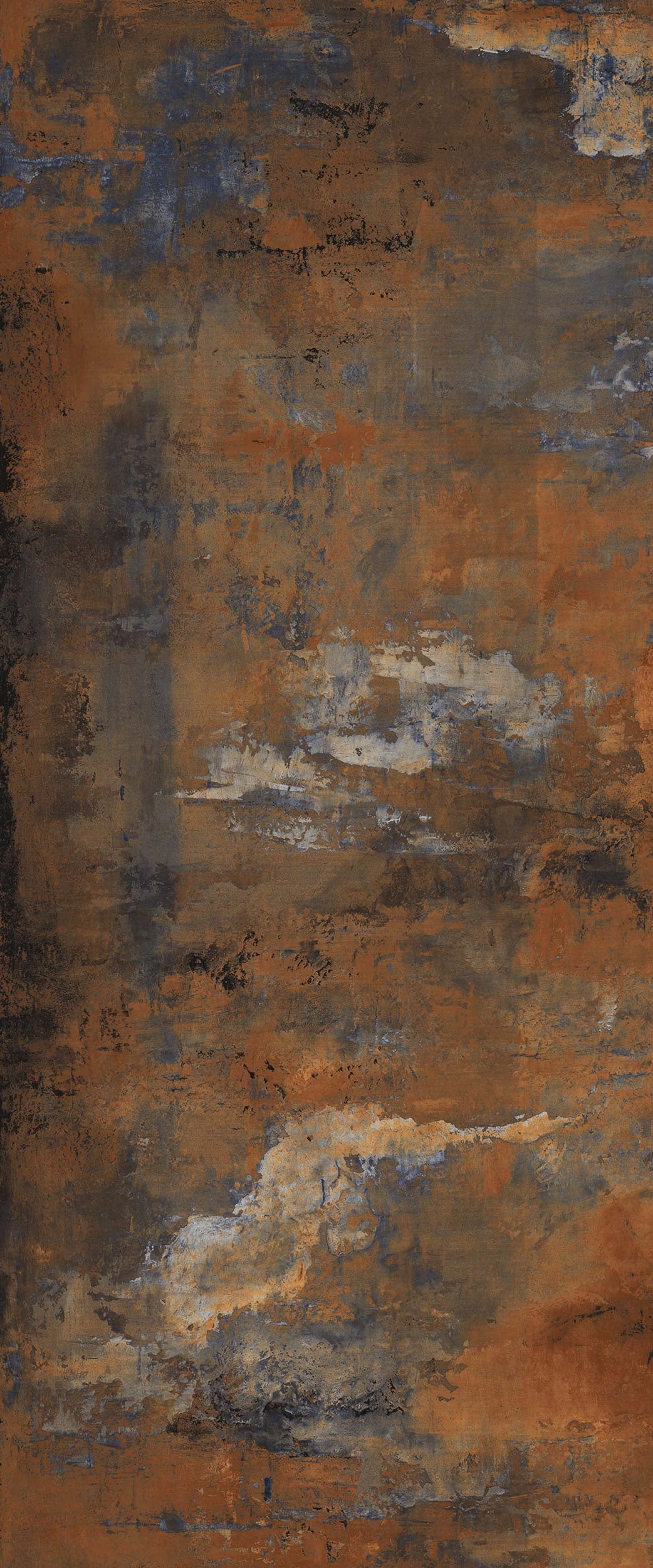 Gresie porțelanată aspect beton City Plaster Multicolor 120x280 cm