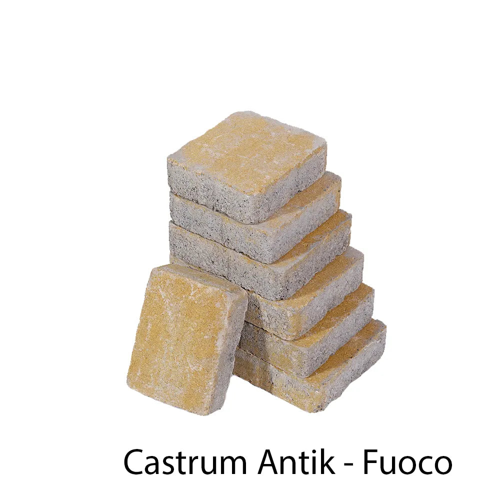 Castrum Antik tumbled paving in Fuoco - Leier