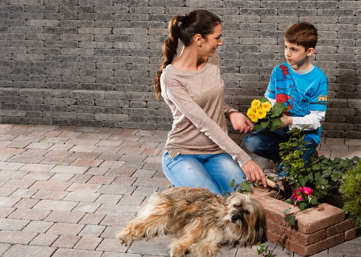 Castrum Antik tumbled paving, garden path - Leier