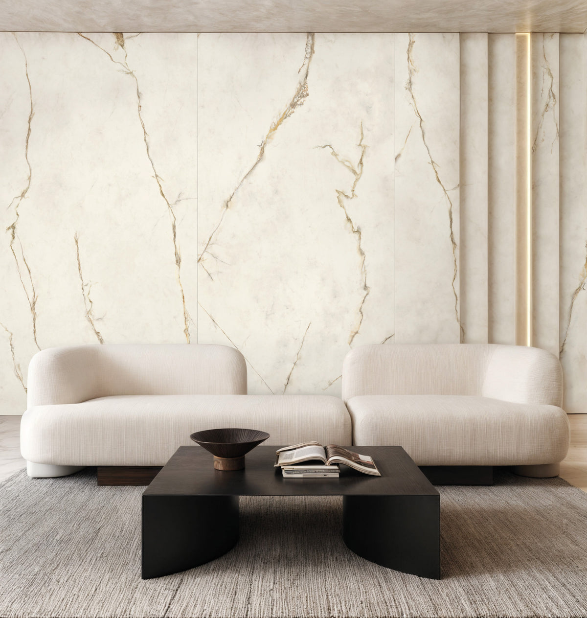 Porcelain tile marble look Dubai Gold