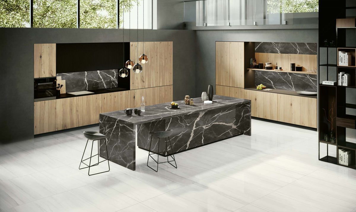 Porcelain tile marble look Dolomite