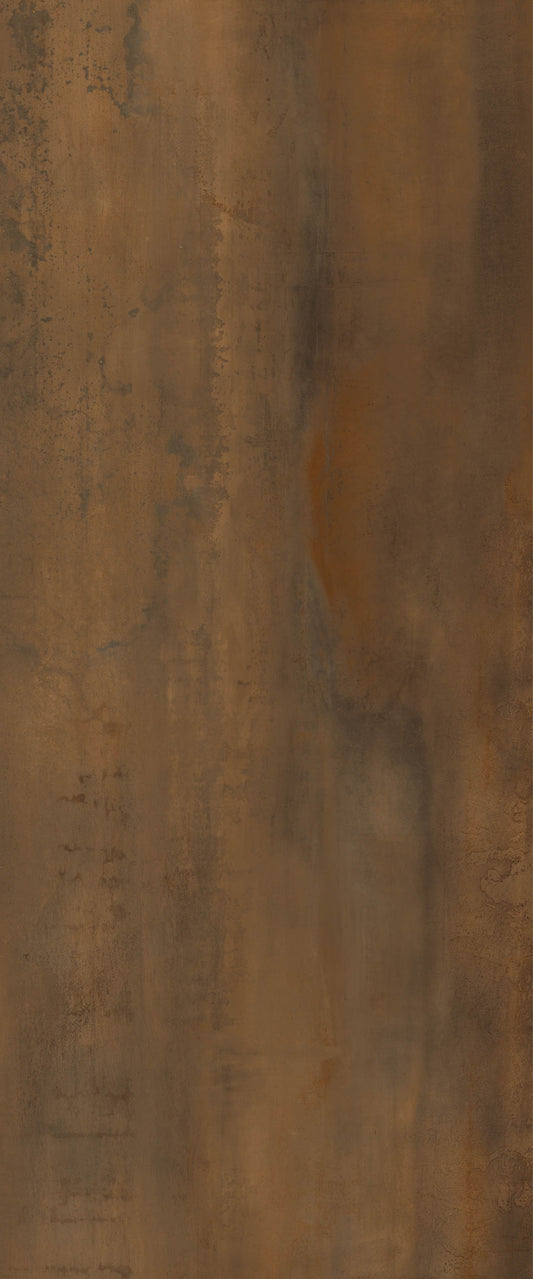 Gresie porțelanată aspect metal Oxidatio Tellurium 120x280 cm