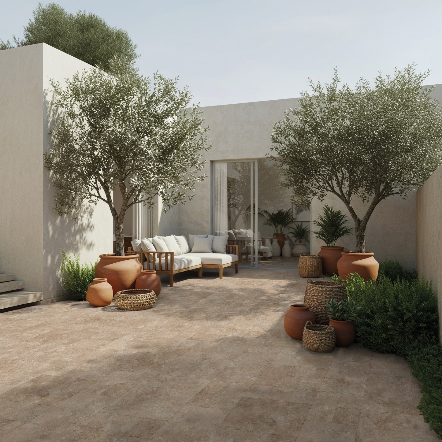 Gresie porțelanată aspect piatră Tivoli Beige