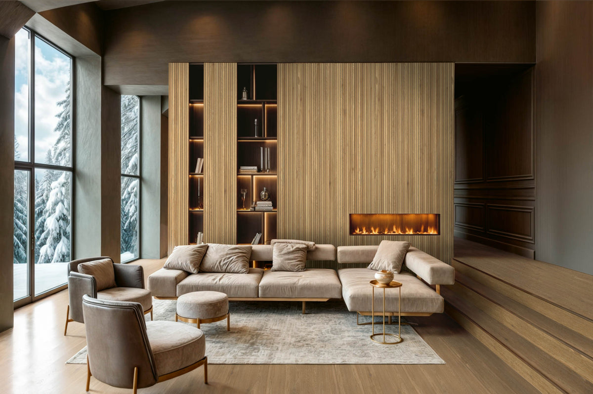 Porcelain tile wood look Woodwise Caramel
