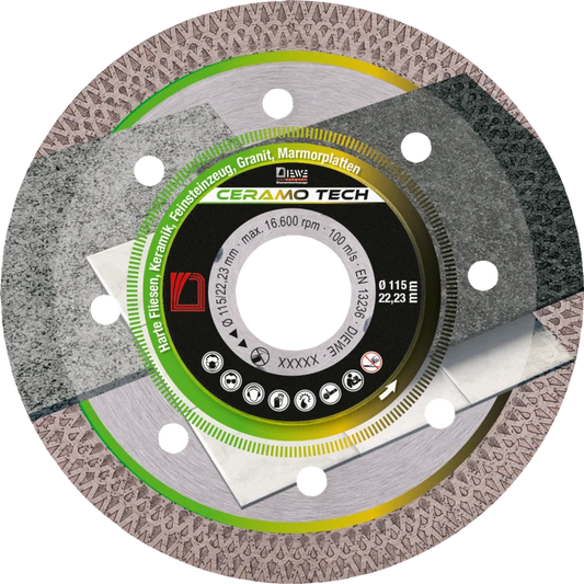 Diewe Ceramo Tech Diamond Blade, 115 mm