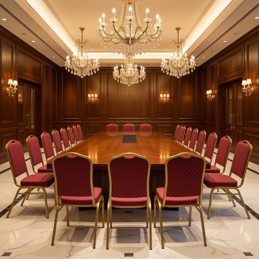 Scaun conferință stivuibil, pentru săli de conferință, traininguri, birouri și evenimente