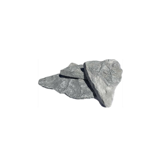Placare de perete din marmură naturală gri deschis – piese neregulate și culoare naturală